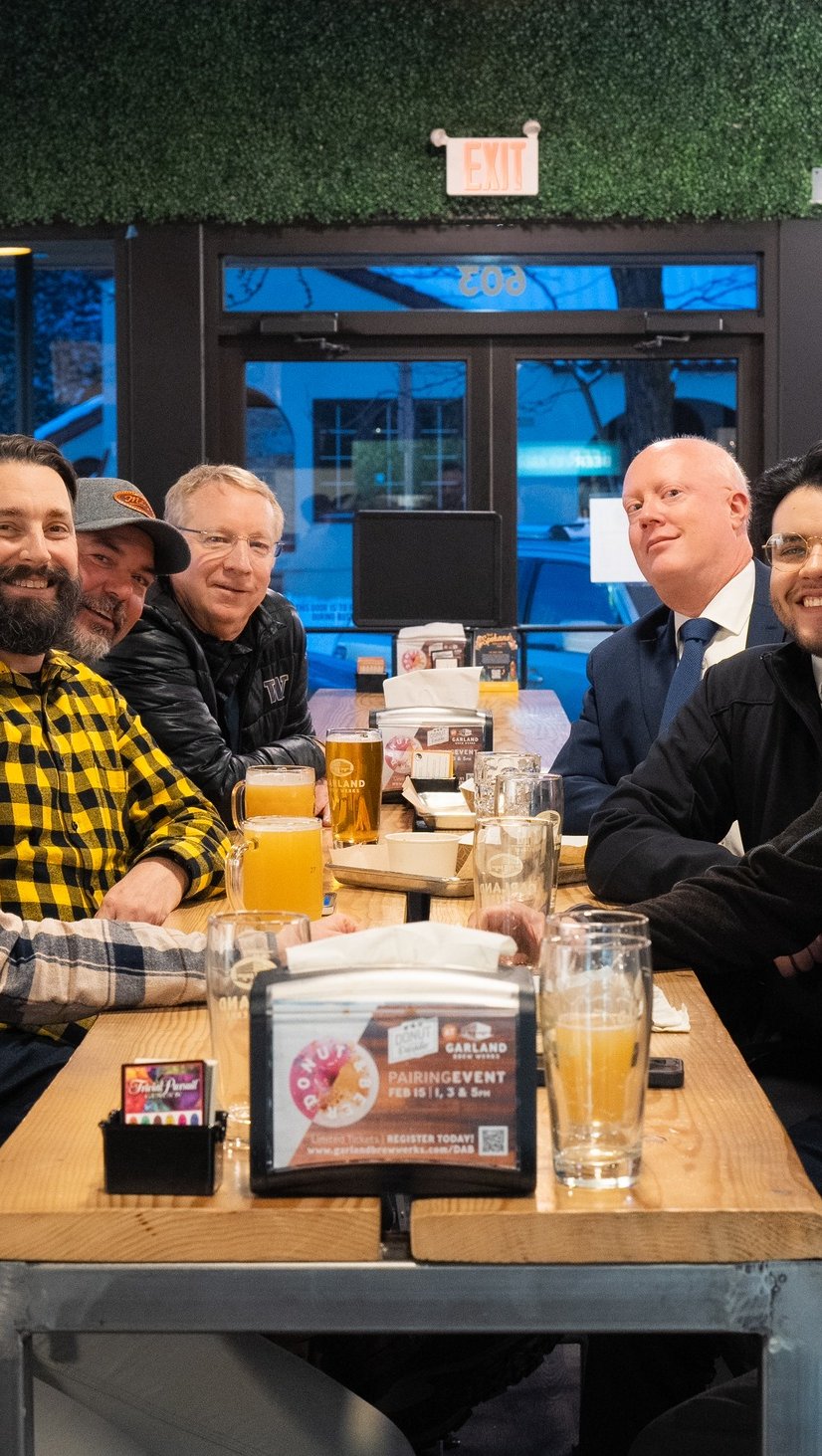 group photo at garland brew werks